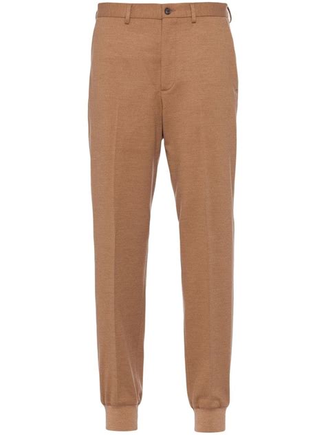 prada wool pants|prada track pants.